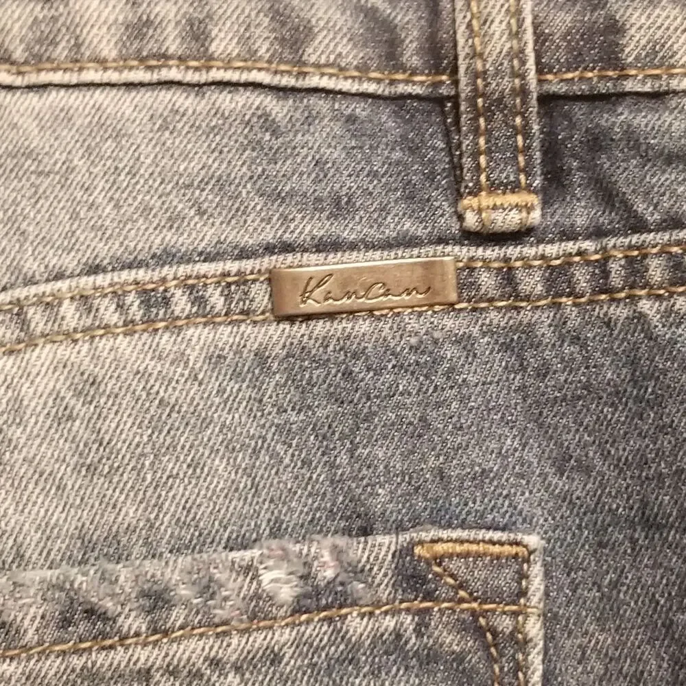 KanCan Jeans Juniors 13/30 Distressed Raw Hem Ankle Skinny Grunge Edgy